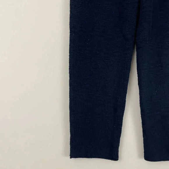Madewell Navy Blue Birchmoor Sweater Knit Pants Size Medium - Picture 6 of 7